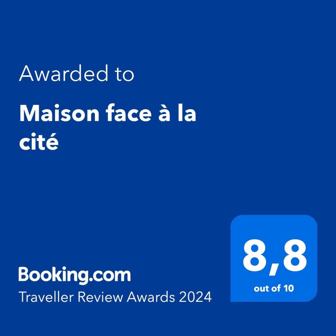 Maison Face A La Cite Carcassonne Exterior foto
